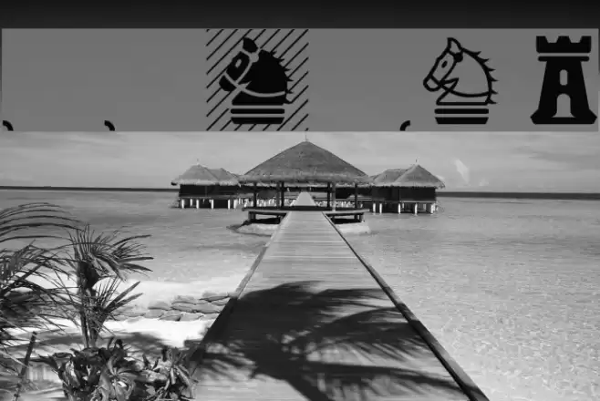 Chess-Magnetic Font examples