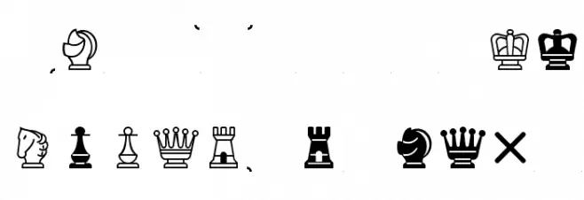 Chess-Mediaeval फ़ॉन्ट लोअरकेस