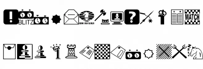 Chess-Miscel Polices MAJUSCULES