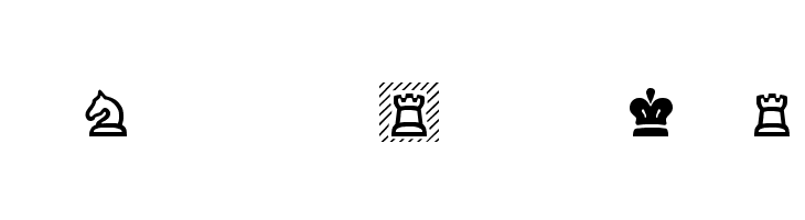 Chess Regular Font