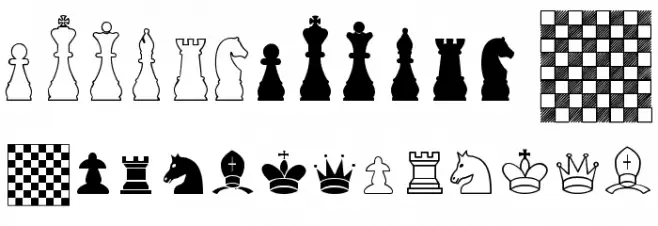 Chess TFB Fuentes MAYÚSCULAS