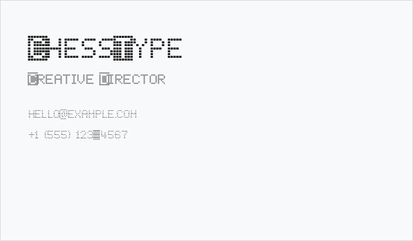 ChessType Business Card