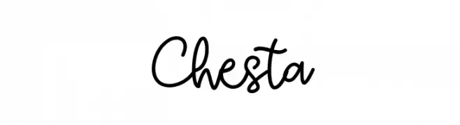 Chesta  免费字体下载