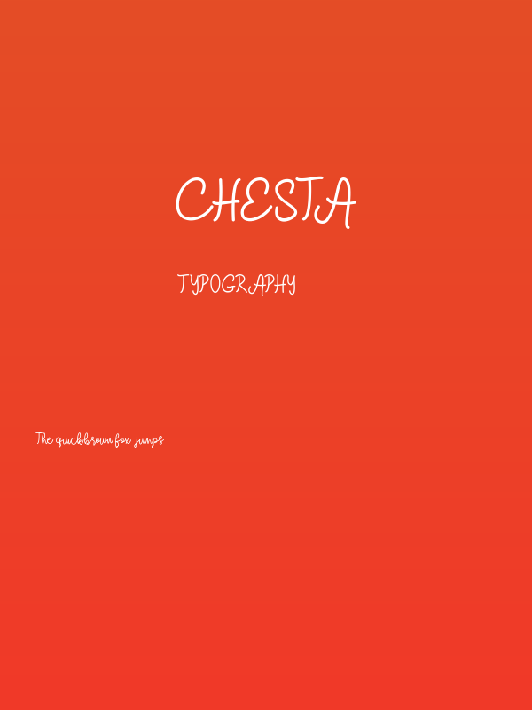 Chesta Poster