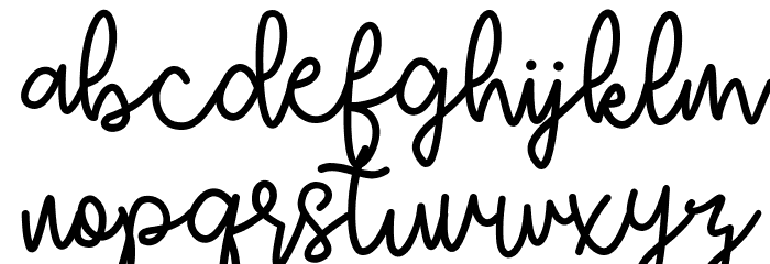 Chesta Font LOWERCASE