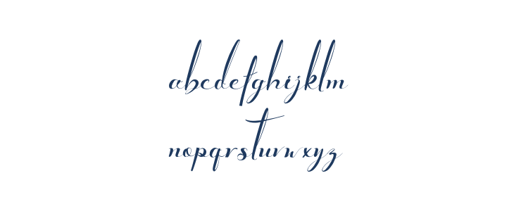 Chester Chesire Script Lowercase