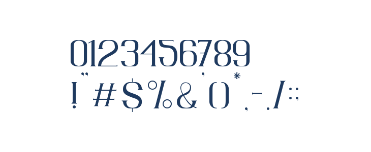 Chester Chesire Serif Other Characters