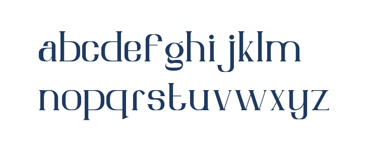Chester Chesire Serif Lowercase