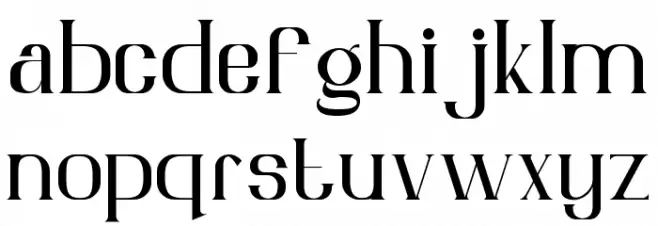 Chester Chesire Serif Schriftart Kleinbuchstaben