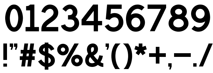 Chester Sans Bold Font OTHER CHARS