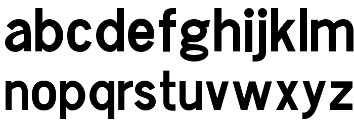 Chester Sans Bold Font LOWERCASE