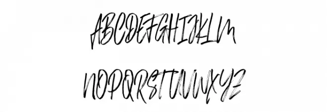 ChesterBrush Schriftart Groß