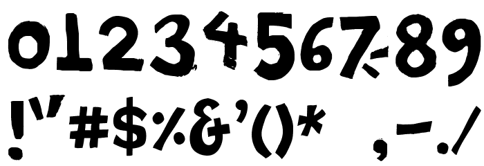 ChesterDrawers Font OTHER CHARS