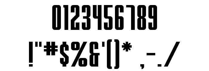 Chesterfield Regular Font OTHER CHARS