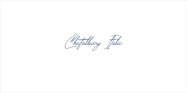 Chettalbury Italic Logo