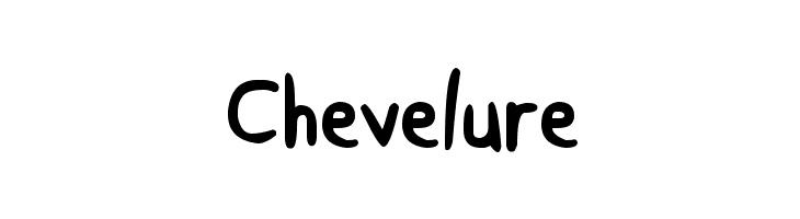 Chevelure Font