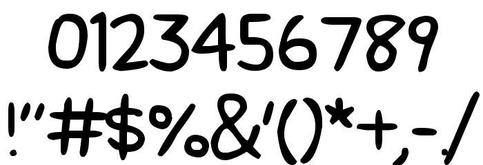Chevelure Font OTHER CHARS