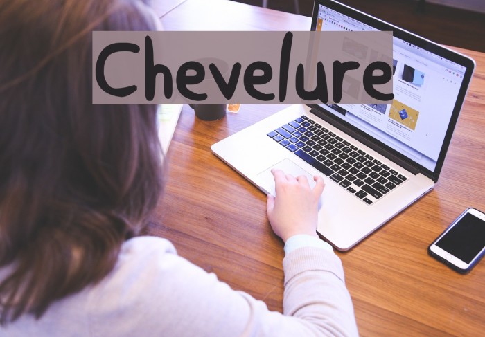 Chevelure Font examples