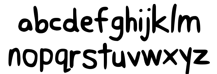 Chevelure Font LOWERCASE