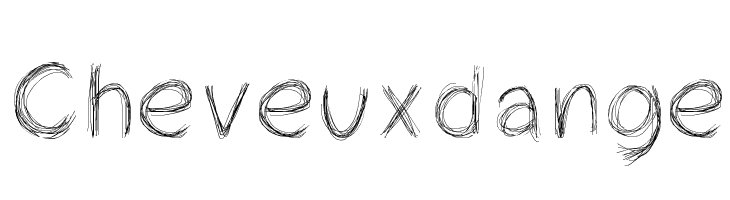Cheveuxdange  font caratteri gratis
