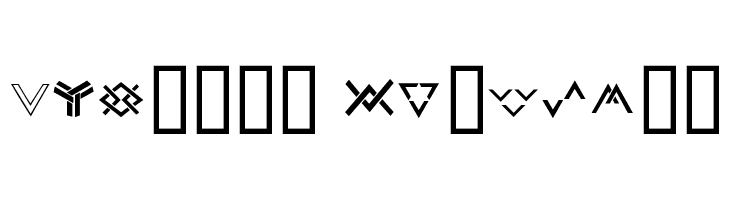 Chevron Dingbats  Fuentes Gratis Descargar