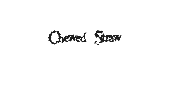 Chewed Straw Logo