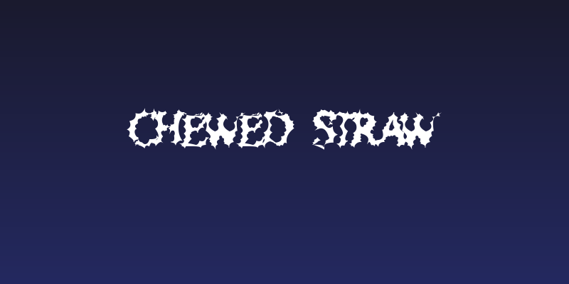 Chewed Straw Social Header