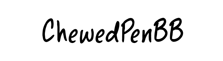 ChewedPenBB Font
