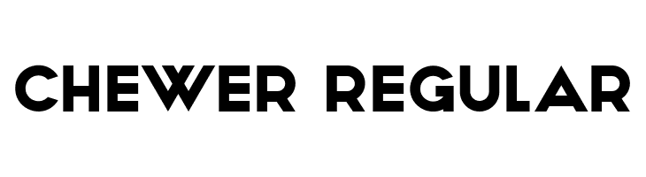 Chewer Regular  Free Fonts Download
