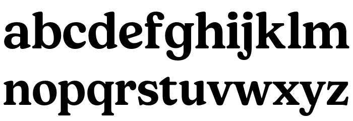 Chewie DEMO Bold Font LOWERCASE