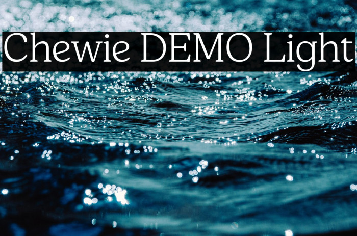 Chewie DEMO Light Example 1