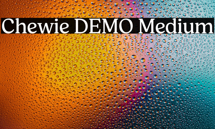 Chewie DEMO Medium Example 3