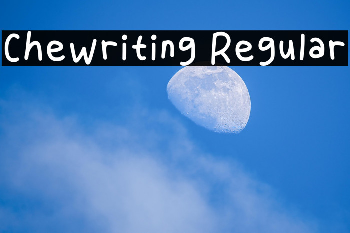 Chewriting Regular Example 1