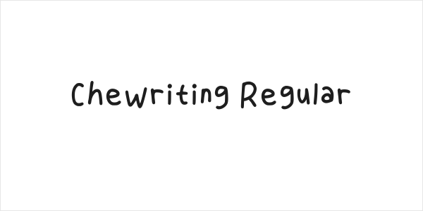 Chewriting Regular Logo
