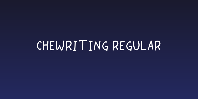 Chewriting Regular Social Header