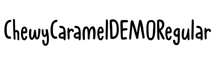 Chewy Caramel DEMO Regular  Frei Schriftart Herunterladen