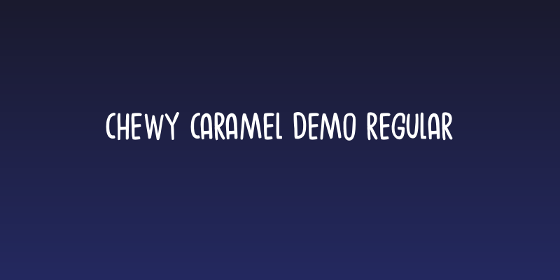 Chewy Caramel DEMO Regular Social Header