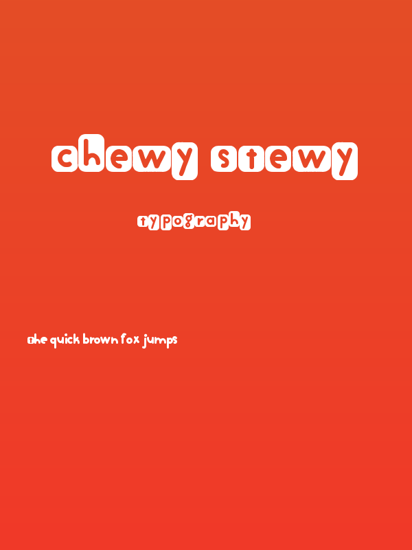 Chewy Stewy Poster