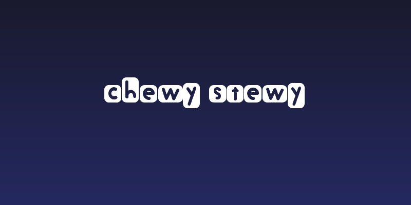 Chewy Stewy Social Header