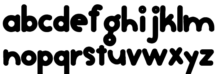 Chewy Stewy Font LOWERCASE