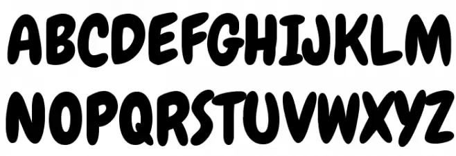 Chewy Schriftart Groß