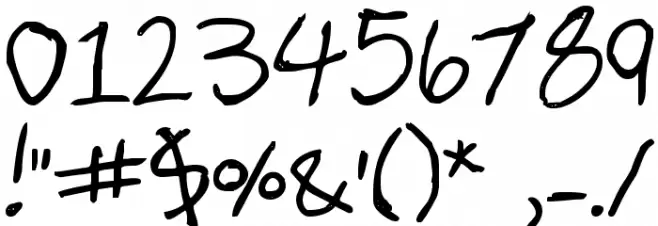 Cheyenne Hand Bold Font OTHER CHARS