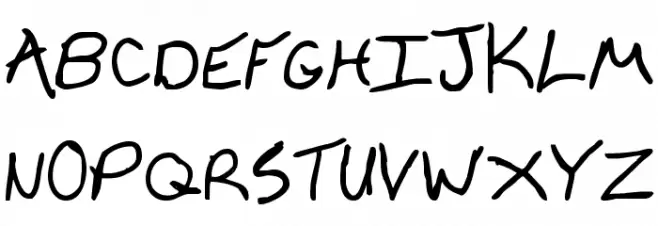 Cheyenne Hand Bold 字体 大写