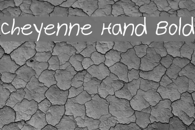 Cheyenne Hand Bold Font examples