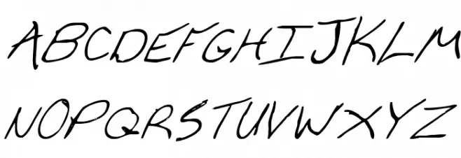 Cheyenne Hand Italic Schriftart Groß