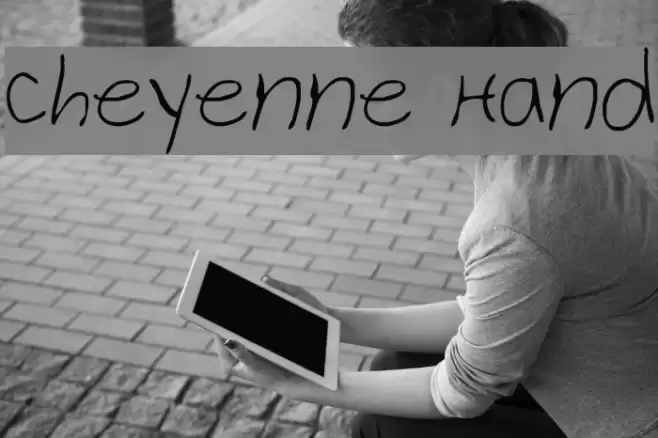 Cheyenne Hand Font examples