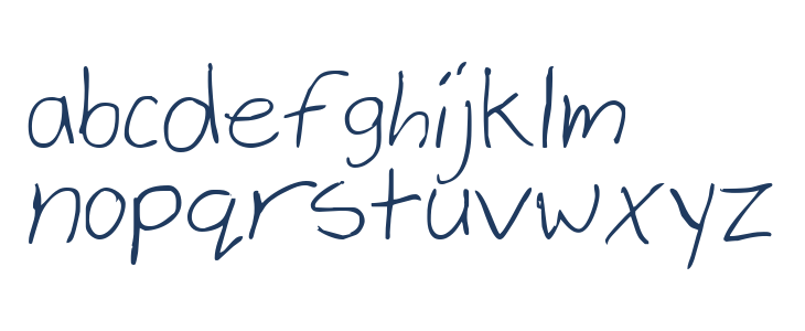 Cheyenne Hand Lowercase