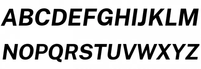 Cheyenne Sans Bold Italic Polices MAJUSCULES