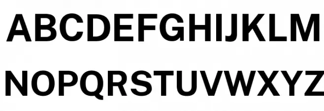 Cheyenne Sans Bold Schriftart Groß