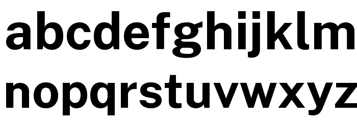 Cheyenne Sans Bold Font LOWERCASE